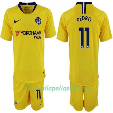 Jalkapallo Pelipaidat Chelsea Pedro 11 Lasten Vieraspaita 2018-2019 Lyhythihainen